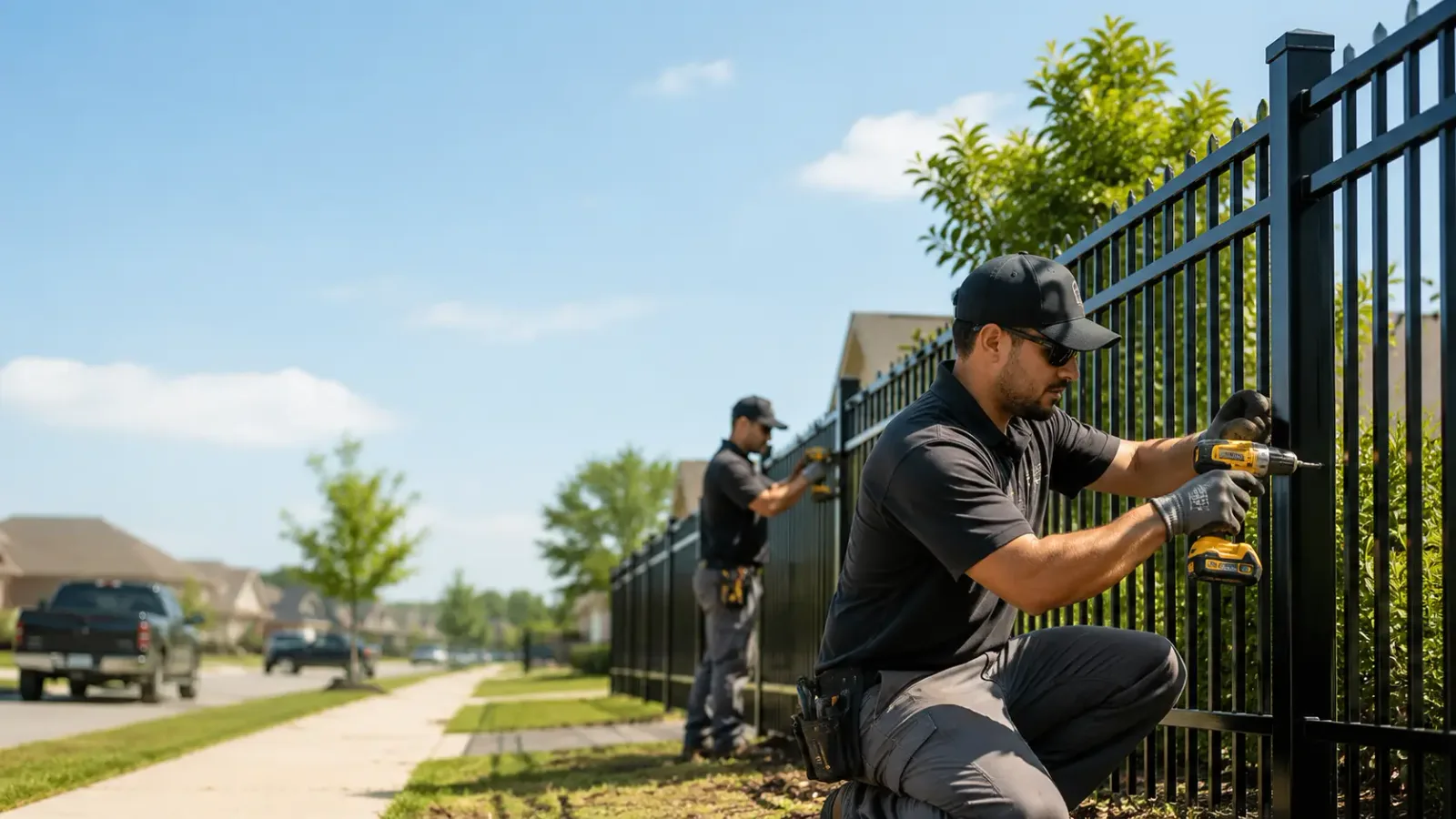 Metal Fence Installation in Stratford, CT